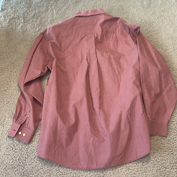 Tommy Hilfiger Men's Check Button Down Size 16 1/2 34-35 Red TLC - Picture 8 of 12